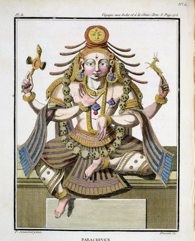 An aspect of Shiva by Pierre Sonnerat